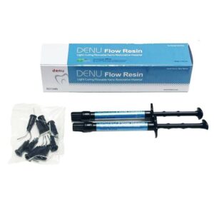 DENU Flow Resin A3 - 2 x 2g syringes, disposable tips / pack-A3
