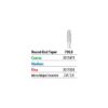 Two Striper FG 790.8 Coarse Diamond Bur Round-End Taper. Pack of 5