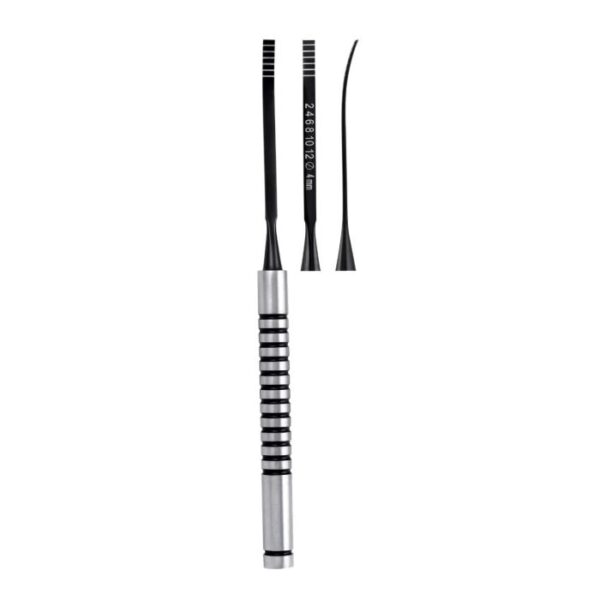 Bone Chisel Sharp Cvd. - 4mm