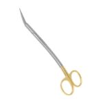 SurgiMac Dean Scissors 6.75â€ Curved tip, Surgical Scissor Serrated 17cm