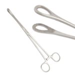 Foerster Sponge Forceps 8" Straight Serrated Surgical Holding Veterinary Instruments