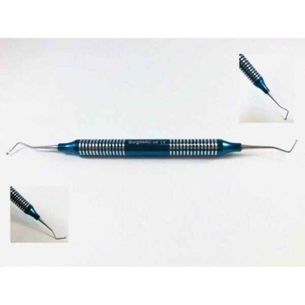 Dental Restorative Excavator, Spoon Excavators - Blue