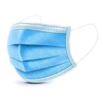 TIGRIS MASK 3PLY Premium Surgical Earloop Level 2 Face Masks Medical Grades by VASTMED-Blue Individually Wrapped