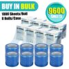 Barrier Film Blue  4" x 6" 1200sheets/ 8 Roll-case
