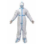 Protective Coverall Suite (white hazmat suit) 2XL 50 pcs/Case