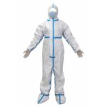 Protective Coverall Suite (white hazmat suit) 3XL 50 PCS/case