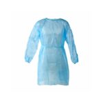 ISOLATION GOWN NON STERILE NONWOVEN 25gsm PP+PE Level 2 Yellow 10/pcs
