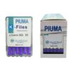 PIUMA K-File Stainless steel, Flex, A color coded. Multiple sizes-#15/Size 21mm