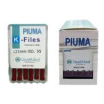 PIUMA K-File Stainless steel, Flex, A color coded. Multiple sizes-#55/Size 21mm