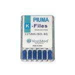 PIUMA K-File Stainless steel, Flex,?color coded. Multiple sizes-#60/Size 21mm