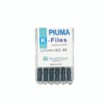 PIUMA K-File Stainless steel, Flex,?color coded. Multiple sizes-#80/Size 31mm