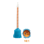 Mixing Tips-Blue/Orange 76mm - Temporary Crown Material Case of 2500pcs