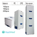 Disposable Premium Boot & Shoe Non-Skid Covers Blue 50/pcs (works only withÂ VMSCMCHN-CL)