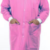 Lab Coat Gown SMS Multiple layers 50g Disposable PINK Below Knee length