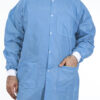 Lab Jacket SMS Multiple Layers 50g Disposable BLUE 10pcs by VASTMED