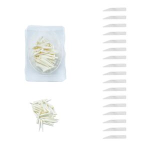 Dental Grade Assorted Dental Wooden Wedges by VASTMED | Edges Wood Interdental Wedge Teeth Interproximal Wedges Disposable Fixing Wedge | Professional Dental Wedge for Restoration