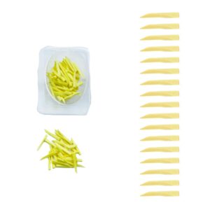 Dental Grade Assorted Dental Wooden Wedges by VASTMED | Edges Wood Interdental Wedge Teeth Interproximal Wedges Disposable Fixing Wedge | Professional Dental Wedge for Restoration