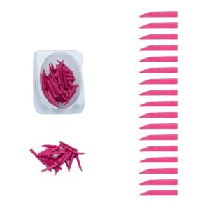 Dental Grade Assorted Dental Wooden Wedges by VASTMED | Edges Wood Interdental Wedge Teeth Interproximal Wedges Disposable Fixing Wedge | Professional Dental Wedge for Restoration