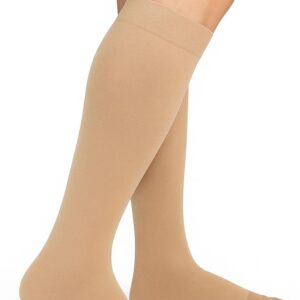 Medical Compression Socks 15-20 mmHg by Vastmed | Knee High Open toe Compression Stockings for Varicose Vein Swollen Legs Travel Flights Pregnancy