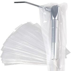Dental 2.5"x10" Air Water Syringe Sleeves with Precut Opening by Vastmed | Disposable Clear Plastic Protective Barrier
