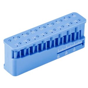 1 PC Dental Endodontic Measuring Block Tool by Vastmed | Autoclavable File Holder, Endo Ruler File Measuring Board for Root Canal Treatment