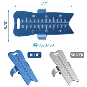 Finger Ruler Endodontic Measuring Scale by Vastmed | Endodontic File Ruler Dental Root Canal Measurement Instrument | Endo Gauge Span