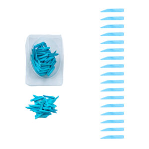 Dental Grade Assorted Dental Wooden Wedges by VASTMED | Edges Wood Interdental Wedge Teeth Interproximal Wedges Disposable Fixing Wedge | Professional Dental Wedge for Restoration