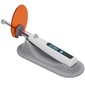 Dental LED Curing Light by VASTMED | 10W Blue-Violet Light with 6 Modes, 2500 mW/cm² Intensity | 360° Rotating Head | Resin Cure Tool with Charging Base – Lightweight & Ergonomic Design