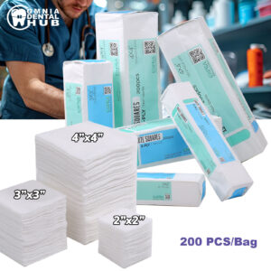 Capra Cotton Gauze Pads by VASTMED | Disposable and Individually Wrapped Medical Gauze Pads | Sterile Medical Wound Dressing Sponges for Cleaning