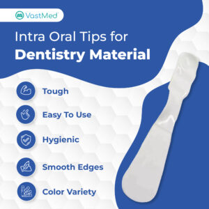 Dental Mixing Spatula by Vastmed | Autoclavable Plastic Dental Mixer Spatula for Alginate Impression Plaster Materials