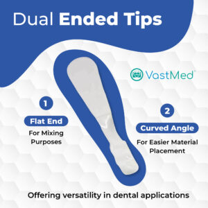 Dental Mixing Spatula by Vastmed | Autoclavable Plastic Dental Mixer Spatula for Alginate Impression Plaster Materials