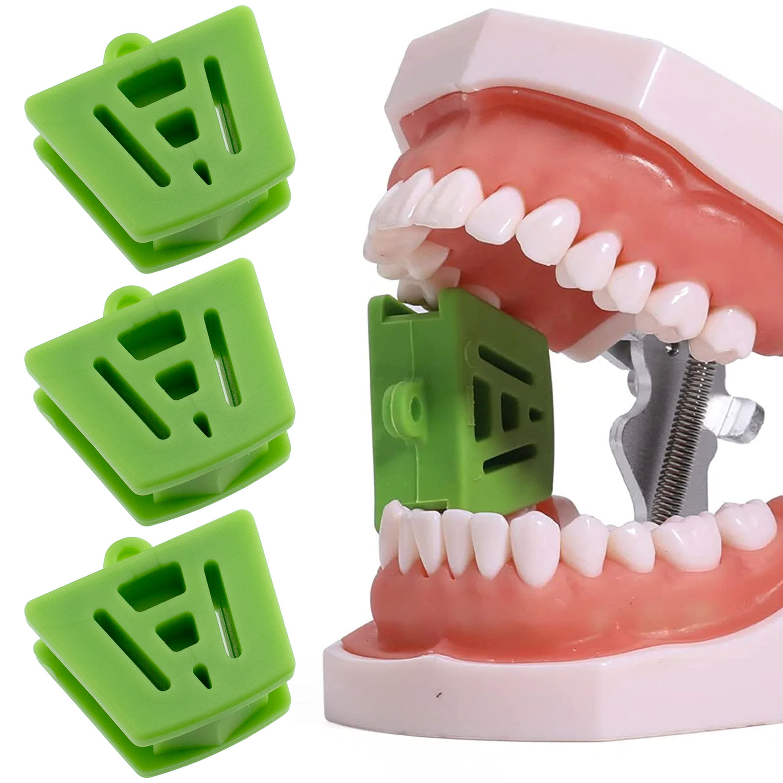 Dental Bite Blocks | Autoclave Dental Silicone Mouth Props for Adults and Kids | Dental Cheek Retractor & Mouth Opener