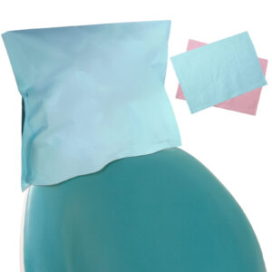 Dental Headrest Paper Cover 10"x13" by Vastmed | Disposable Dental Chair Sleeves Protector | Fluid Resistant Poly Backing Colored Sleeves for Headrest