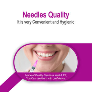 Dental Grade Pre Bent Flow Dispensing Etch Tips by VASTMED | Blunt Tip Dispensing Disposable Oral Irrigation Tips for Multi-Use