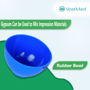 Dental Mixing Bowl by Vastmed | Flexible Durable Silicone Mixing Bowl for Alginate Plaster Materials