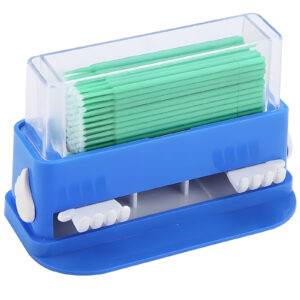 1PC Dental Grade Micro Applicator Tip Brush Dispenser with 1 Container by VASTMED | Dental Micro Brush Holder Organizer