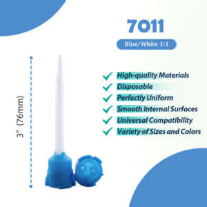Dental Impression Mixing Tips by Vastmed | Mixing Tips for Dental Temporary Crowns & Bridge Material Mix