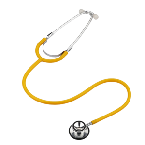 1 Pc Dual Head Aluminum Stethoscope by Vastmed | Lightweight and Aluminum Dual Head Flexible Stethoscope | Medical Stethoscopes for Adults Nurses Doctors