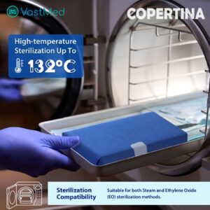 Product image Autoclave CSR Sterilization Wrap by Vastmed | SMMS Non Woven Sterilization with Steam & EO 60g Blue Non Sterile Pads Cellulose Paper Autoclave Wraps