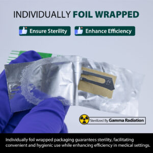 Surgical Blades by Vastmed | Stainless Steel Sterile Scalpel Blades Individually Wrapped