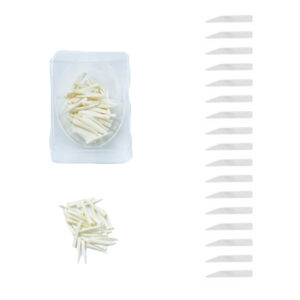 Dental Grade Assorted Dental Wooden Wedges by VASTMED | Edges Wood Interdental Wedge Teeth Interproximal Wedges Disposable Fixing Wedge | Professional Dental Wedge for Restoration