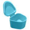Dental Grade Trapezoid Denture Bath Case by VASTMED | Denture Cleaner Cup for Artificial Teeth & Aligners | Mouth Guard, Night Guard, Gum Shields, Retainer for Travel, Home Office