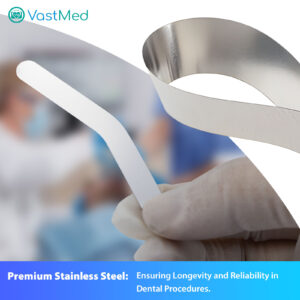 Dental Tofflemire Matrix Bands by Vastmed | Stainless Steel, Thickness .0015"/0.04mm
