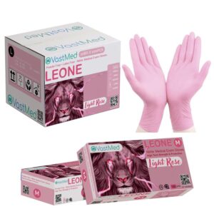 VASTMED Dental Grade Examination Leone Nitrile Gloves 4.0G Finger Tips Texture Latex Free Professional Grade Gloves