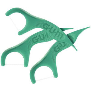 GUM Professional Clean Flossers, 48 Packages (with 3 flossers/Pk.) Fresh Mint