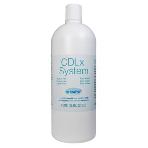 OraVital CDLx Rinse - Unflavored, 33.8 oz Bottle