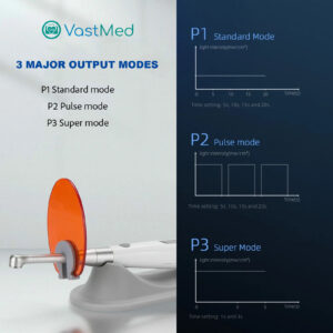 Vastmed LED Dental Curing Light with Rotatable Metal Head